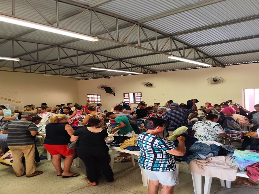 Fundo Social faz ação nos quatro distritos para doação de agasalhos aos munícipes